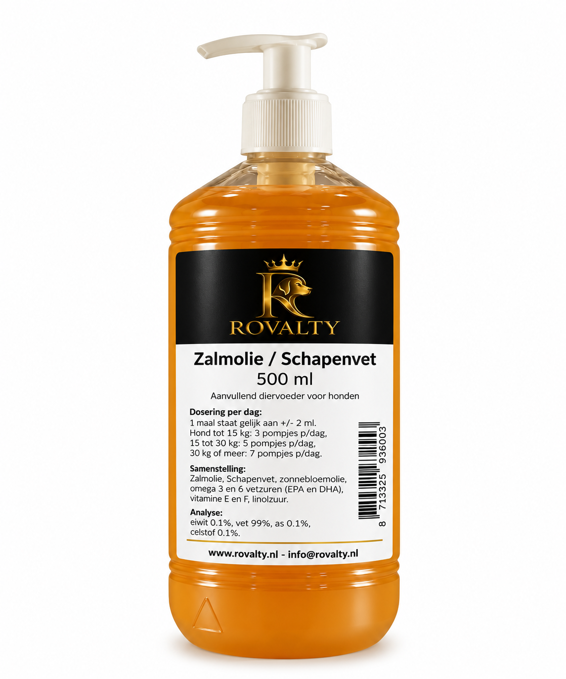 Zalmolie/Schapenvet - 500 ml