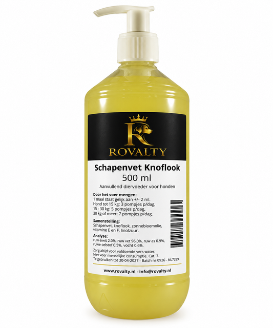 Schapenvet met Knoflook - 500 ml
